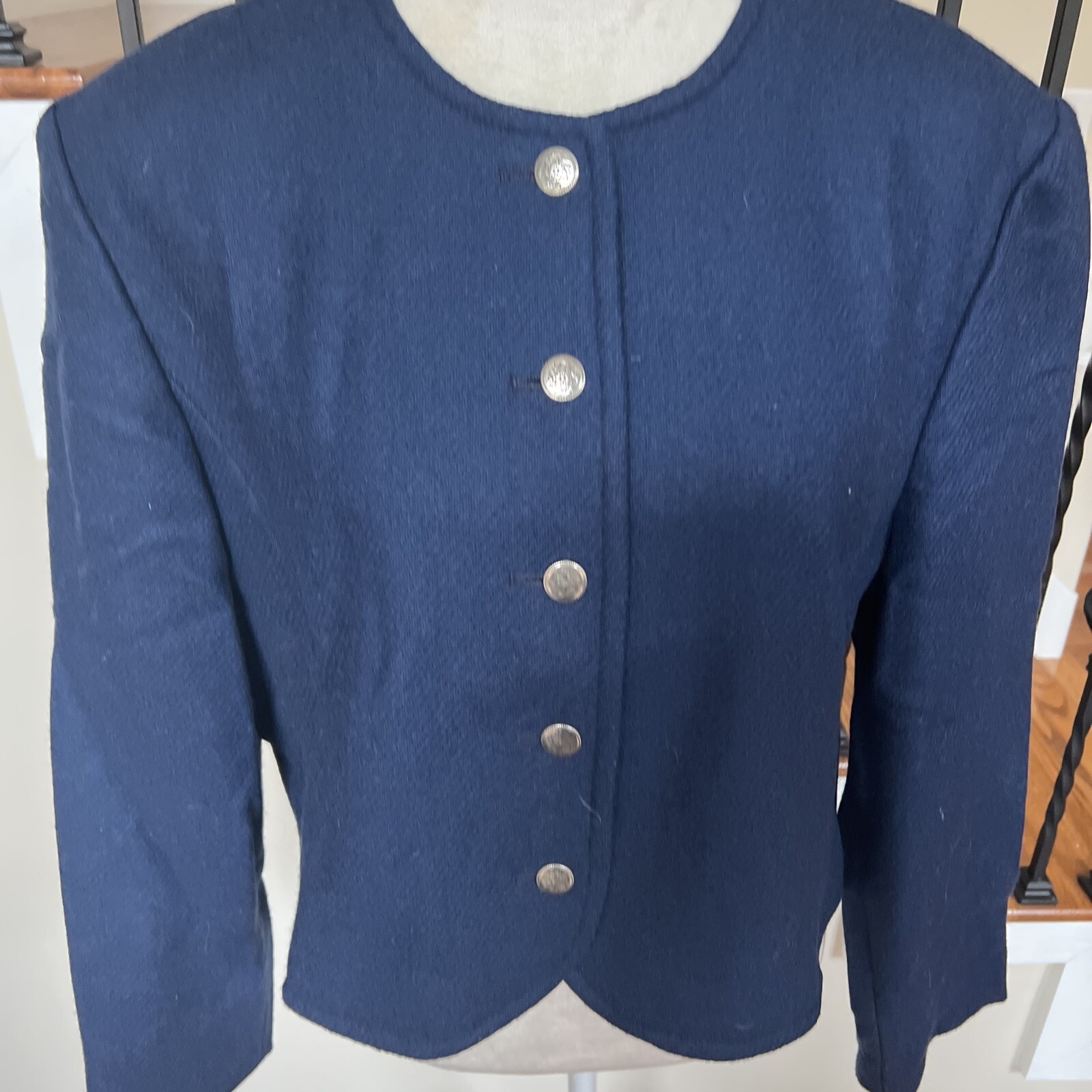 PENDLETON Navy  Blazer suit jacket 100% Virgin Wo… - image 2