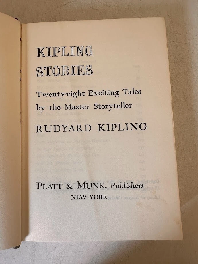 Kipling stories; twenty-eight exciting tales Rudyard Kipling - Image 3 of 4