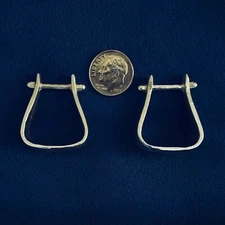 RDLC 1:6 Scale WESTERN STIRRUPS for One Sixth Toy Model Horse Saddle CAST METAL