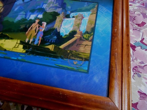 Disney Atlantis The Lost Empire 2002 colección litografía enmarcada estampado enmarañado enmarañado - Imagen 4 de 8