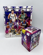 NBA Autocollant & Carte Collection 2024 2025 Album + Boîte Box 50 Paquets Figuri