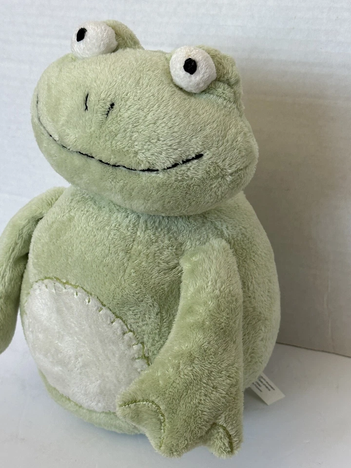Pottery Barn Niños Peluche Rana Roly Poly Chime Juguete Infantil 11 Pulgadas Juguete de Pascua Foto 2 de 4