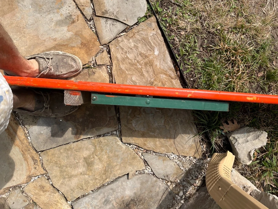 Vintage Wood authentic German Oktoberfest Beer Garden Table and Benches - Image 3 of 4