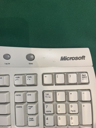Microsoft RT9450 Office Keyboard USB Single Touch Keys Sroll Wheel Shortcuts - Picture 9 of 11