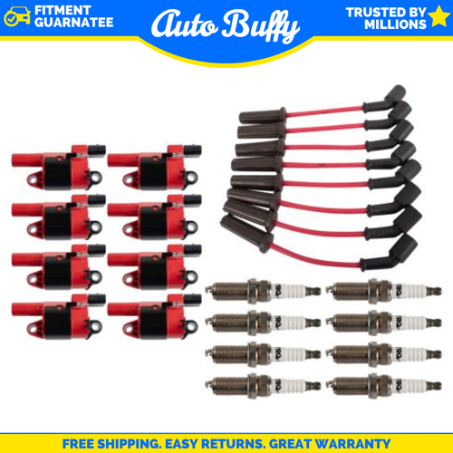 TRQ Performance Ignition Coils Wires & Spark Plugs Fits 0912 Chevrolet