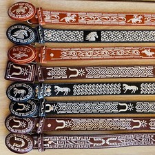 Western Belt 1.5 inches embroidered Western Belt Cinto Vaquero