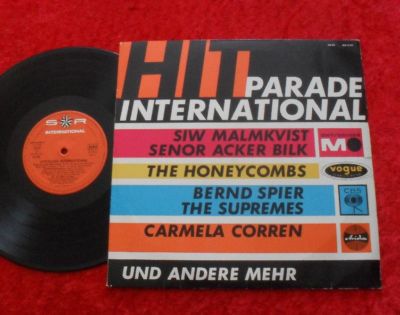 LP 10'' Hitparade International (The Supremes, The Honeycombs, Acker Bilk u.v.a.)