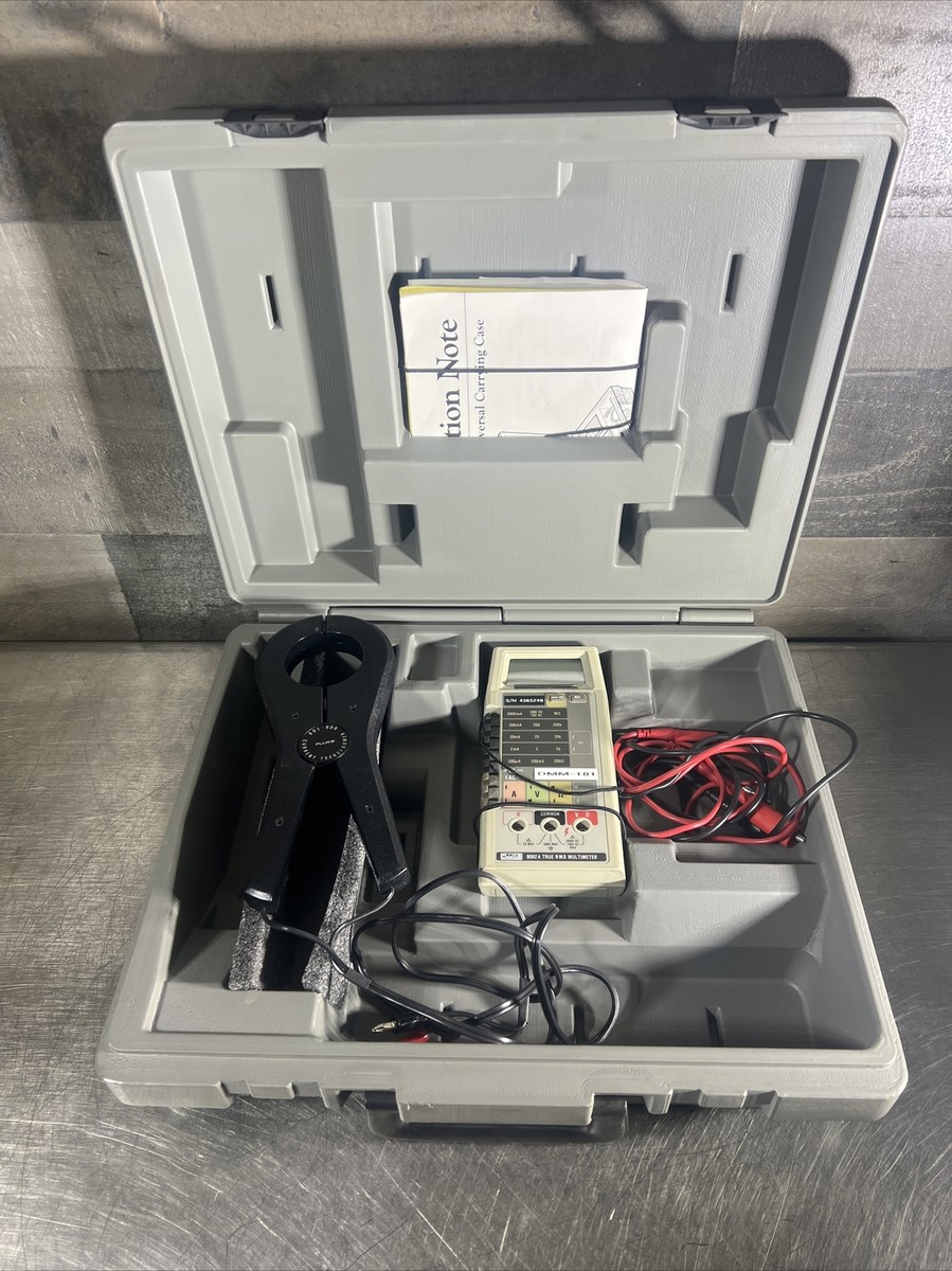 FLUKE 8062A TRUE RMS MULTIMETER With Current Transformer & Carry