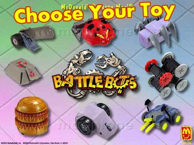 battlebots mcdonalds toys