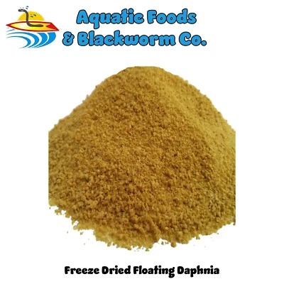 AQUATIC FOODS Daphnia--Freeze Dried, Ideal for Tiny Fish, Fry, Babies, Corals, Anemones