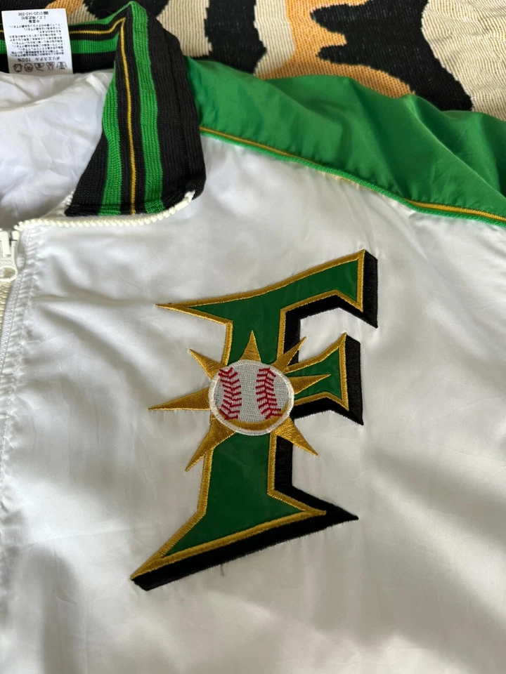 2003 Nippon ветчины боец Хоккайдо бейсбол мяч разминка куртка - Изображение 4 из 4