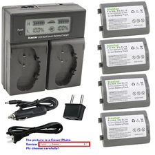 Kastar Battery LCD Dual Fast Charger for Nikon EN-EL18 & Nikon D5 Digital SLR