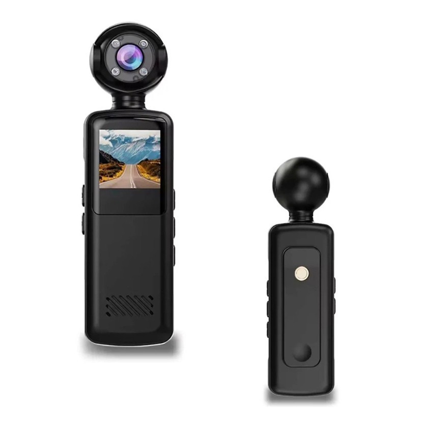 ACTION CAMERA 1080P WIFI BODY CAM MOTO BICI SPORT VISIONE NOTTURNA 180° SCHERMO