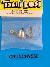 Team Losi A-1131 XX Front Stub Axles Screws Vintage RC