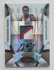 2009-10 Panini Certified Mirror Gold Freshman Fabric Prime Signatures /25