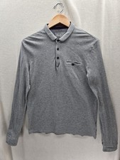 TED BAKER LONDON Gray Long Sleeve Men's Shirt Size-3/M