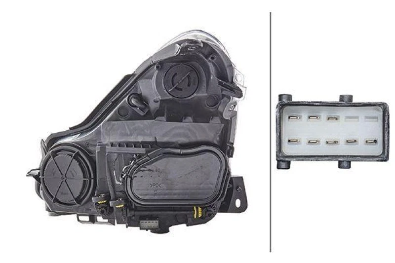 Faro proiettore principale HELLA faro anteriore destro 1EG 354 534-021 - Immagine 4 di 4