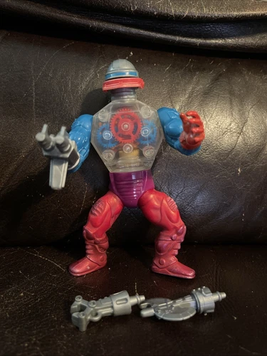 Roboto He-Man Masters of the Universe MOTU 1985 Mattel Vintage Action Figure