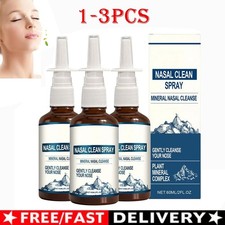 1/2/3X Natural Mineral Nasal Spray  Cleanses Refreshes Soothing Nasal,Nasal Care