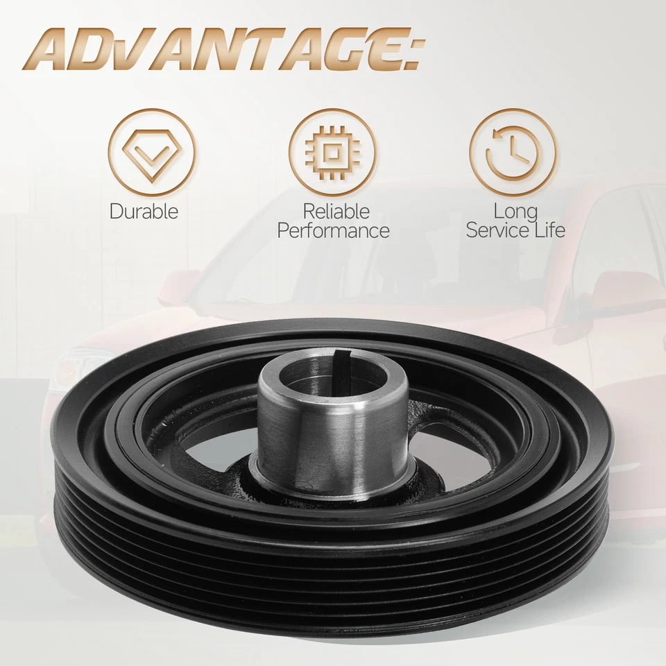 For Buick Lucerne Chevrolet Equinox Pontiac G6 Saturn Engine Harmonic Balancer - Image 4 of 4