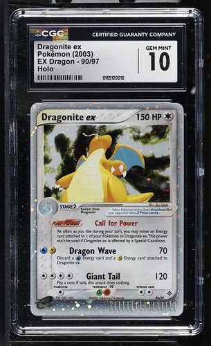 Dragonite ex graded CGC 10 for sale on eBay