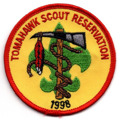 #ad Patch Tomahawk Scout Reservation 1998 Northern Star Council NSC Ely MN BSA 3quot; $5.99