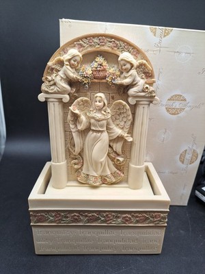2006 Sarah's Angels Mini Tranquility Water Fountain F2071911 9''×6'' Working