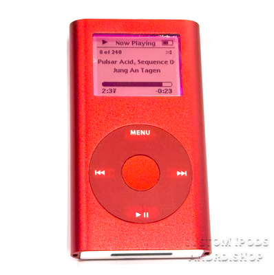 Apple Pod mini 赤 Ships Same Day All Red 512GB iPod Mini - Backlight, Clickwheel