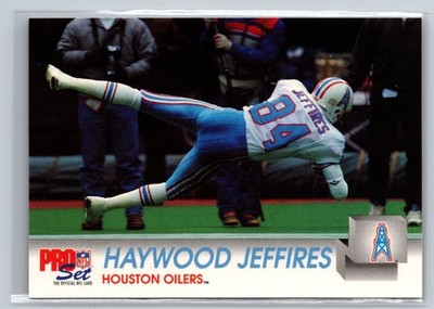1992 Pro Set #512 Haywood Jeffires Houston Oilers