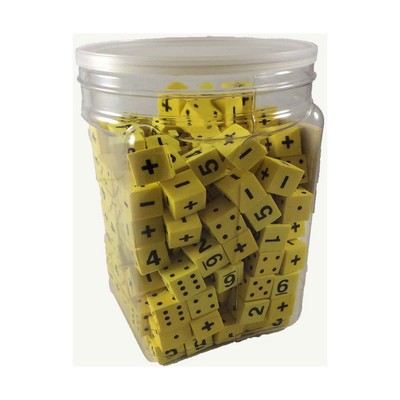 Math Dice w/Pips, Numbers, and Operators (200) New