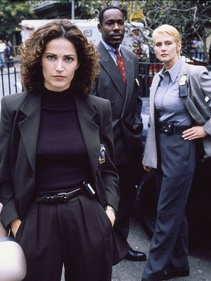 NYPD Blue Kim Delaney James Mcdaniel Andrea Thompson 1998 TV Old Photo 12