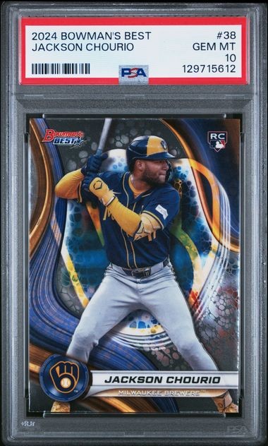 2024 Bowman's Best Jackson Chourio RC #38 PSA 10