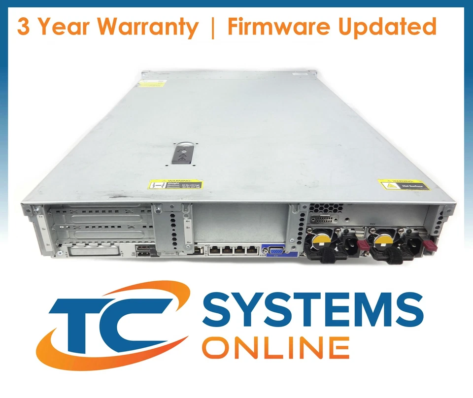 HP DL380 G9 24SFF 2xE5-2680v3 2.5GHZ=24Cores 64GB 2x300GB 12G SAS P440ar - Bild 2 von 2