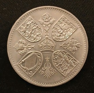 1960 BRITISH FIVE SHILLING | CROWN COIN | NEW YORK EXHIBITION. UNC Grade