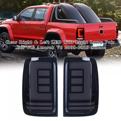 Rear Right & Left  Tail Light Lamp Pair Für VW Amarok V6 2008-2019 Smoke