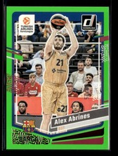 Alex Abrines 2023-24 Panini Donruss EuroLeague Neon Green Flood 09/25 [wyf35