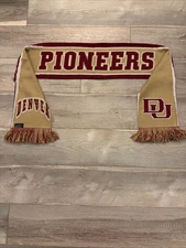 Ruffneck Denver University Pioneers DU Soccer Scarf Maroon Gold NWT Colorado