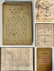 WW1 Military Army Trench Map St. Julien Somme Michelin Guide Battlefields Ypres