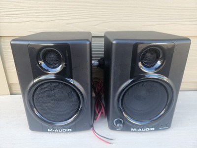 M-Audio Studiophile AV30 Studio Monitor Speakers (Pair), tested & working