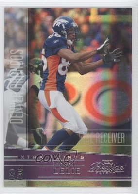 2006 Playoff Prestige Xtra Points Purple 31/75 Ashley Lelie #46 y0i