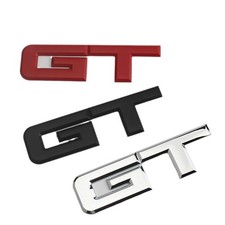 1pc Gloss Black Fits For 2015-2022 Gt Rear Trunk Decklid Badge Emblems