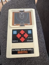 VTG Mattel Basic Fun 2003 Working Electronic Basketball Handheld Game Tested