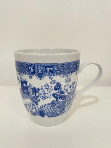 Calamityware 2015 Blue Mug Don Moyer Made in Poland Things Could Be Worse 12oz