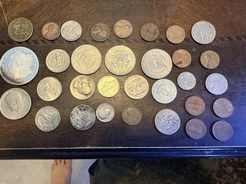 SMI MORGAN 1 TROY OZ. .999 FINE SILVER DOLLAR Plus Others Valued @ $248 Total.