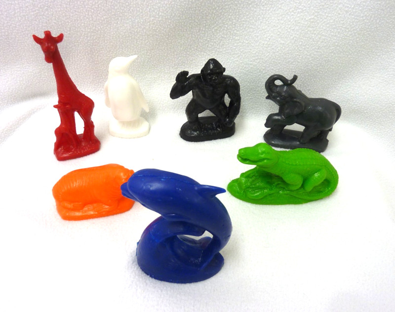 BROOKFIELD ZOO MOLD A RAMA LOT ALLIGATOR GORILLA GIRAFFE WALRUS ELEPHANT PENGUIN