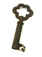 Skeleton Key Hollow Tube Shaft Steel Vintage ...