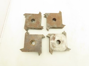 1" Bore Shaper Cutter Head Molding Profile Stair Tread Nose 3/4" Round Lot of 4