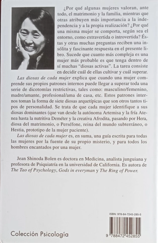 LAS DIOSAS DE CADA MUJER-JEAN SHINODA BOLEN 18ª ED 2009 KAIRÓS ENVIO GRATUITO - Imagen 3 de 3