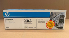 HP M1120 M1522 P1505 Genuine 36A Black Toner Cartridge Brand New in Box CB436A