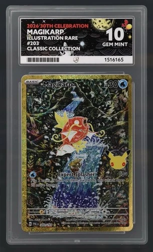 Pokémon TCG 30th Celebrations Magikarp Classic Collection 203/193 GEM MINT ACE10